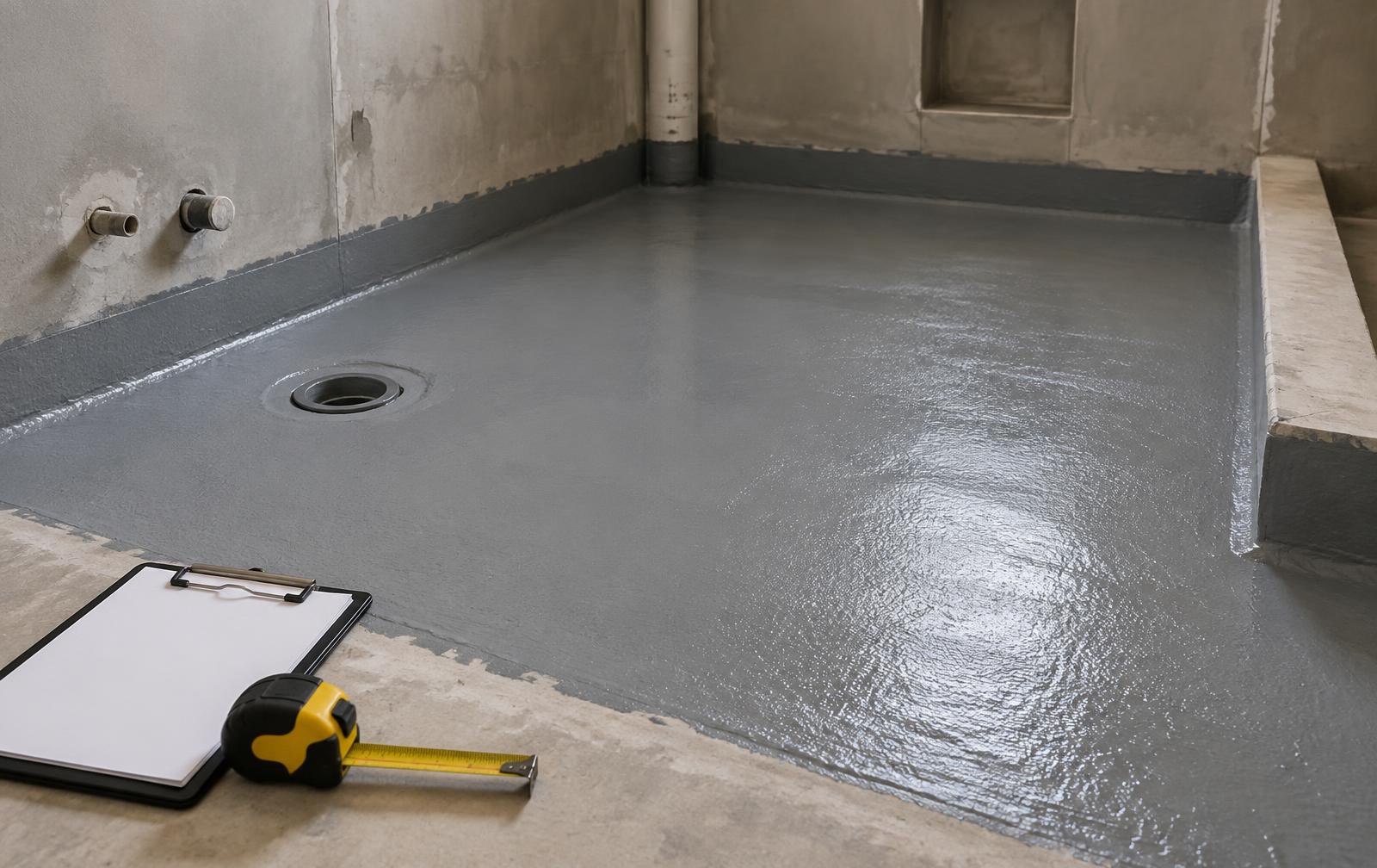 Quality inspection of building work before finishes are applied